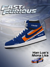 Han Lue's Mona Lisa V.1 Custom High-Top Sneakers